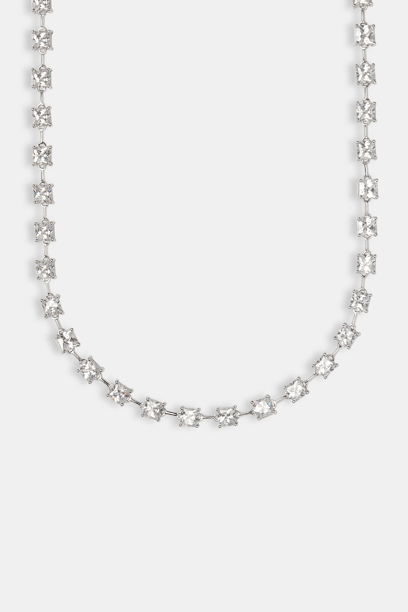 Kette mit quadratisch geschliffenen Eissteinen – 6 mm